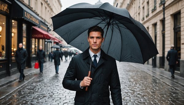 Les parapluies masculins : style incontournable pour chaque jour